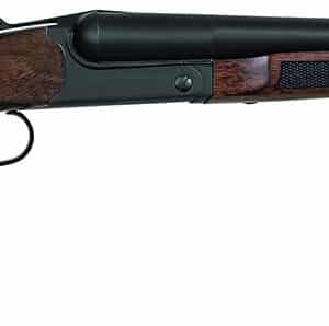 Charles Daly 930391 500 Coach 20 Gauge Break Open 3" 2rd 20" Black Side By Side Barrel, Steel Receiver, Fixed w/Pistol Grip Checkered Walnut Walnut Stock