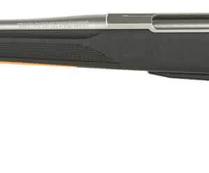 Tikka T3X Lite 7mm PRC left-hand bolt-action rifle with 22 inch stainless threaded barrel and black synthetic stock