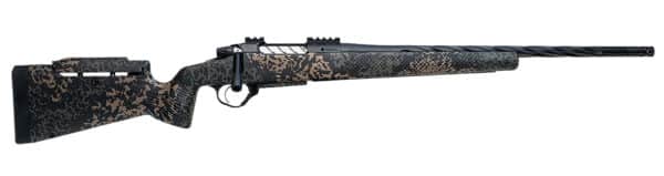 Seekins Precision 0011710207-F Havak PH3 308 Win 20" Black Fluted Threaded Barrel, Black Picatinny Rail Steel Receiver, Adj Cheek Riser Woodland Shadow Synthetic Stock