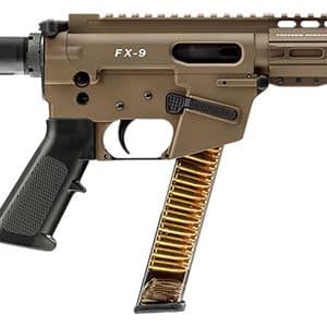 Freedom Ordnance FX9 9mm pistol 8 inch barrel SBA3 Flat Dark Earth