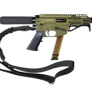 Freedom Ordnance FX9 9mm pistol olive drab green 4-inch pistol tube