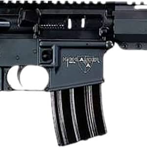 Alexander Arms PHI50ST Highlander  50 Beowulf 7+1 12" Black Fluted Threaded Barrel, Black Anodized Picatinny Rail Receiver, SB Tactical SBA3 Brace, Black Ergo Grip