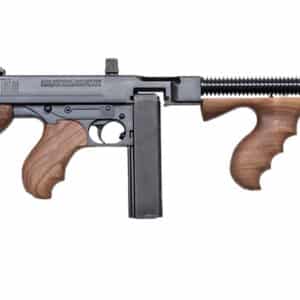 Thompson T5P 1927A-1  .45 Cal 20+1 16.50" Blue Finned Barrel, Blued Receiver, Walnut Wood Stock Walnut Grip