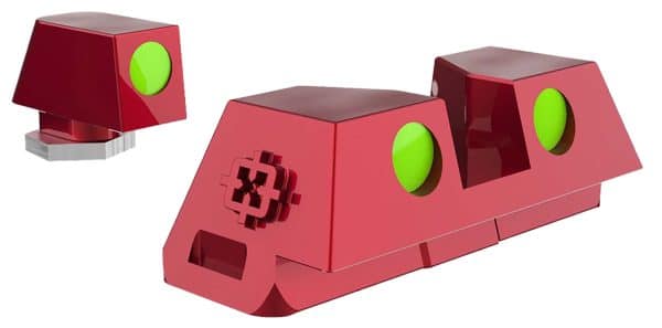 CROSS CRGSS-RD FIBER OPTIC STD HEIGHT GLK RED