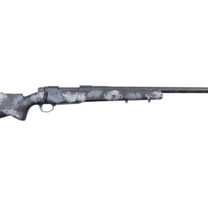 Nosler M48 Long-Range Carbon .28 Nosler rifle with 26 inch carbon fiber-wrapped barrel and Manners MCS-T Elite Tac stock