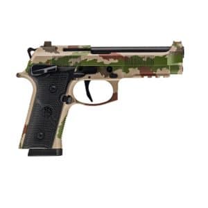 Beretta 92XI 9mm Vegetato camouflage semi-auto pistol with 4.7-inch barrel
