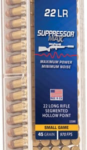 CCI SUPPRESSOR MAX 22LR HP - 970FPS 100RD 50BX/CS