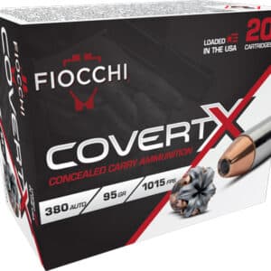 FIOCCHI 380 ACP 95GR JHP - 20RD 10BX/CS