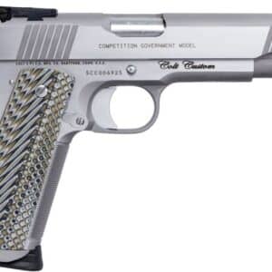 Colt Custom Competition .45 ACP 5 in stainless pistol with VZ G10 grips