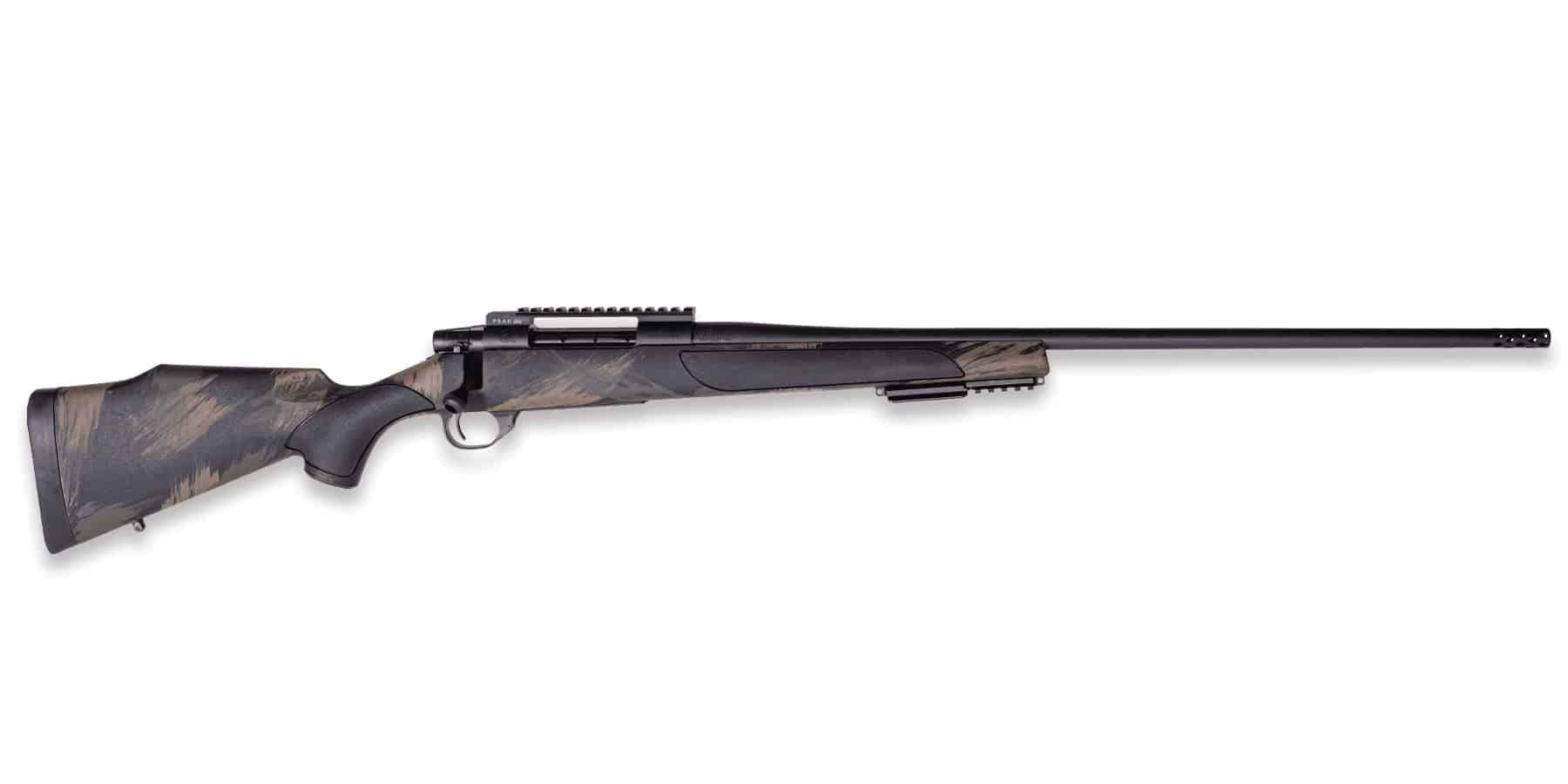 Weatherby Vanguard Black Hills .300 Weatherby Magnum bolt-action rifle with 24" threaded barrel and Peak 44 Monte Carlo stock