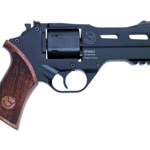 Chiappa RHINO 40 SAR 9mm revolver 4 inch black frame walnut grips