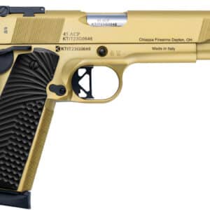 Charles Daly 1911 Empire Grade Gold .45 ACP pistol 5-inch barrel Gold PVD finish