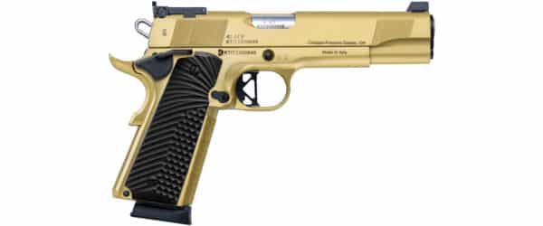 Charles Daly 1911 Empire Grade Gold .45 ACP pistol 5-inch barrel Gold PVD finish