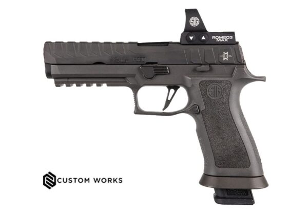 SIG SAUER P320 X-FULL M.OD. 9MM PISTOL MAX MICHEL SIGNATURE SERIES, O.R.,COMP, 3-21RD MAGS