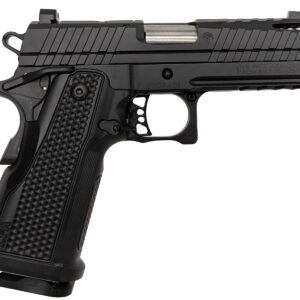 Live Free Armory Apollo 11 compact 9mm pistol in black with ported barrel and 17-round magazine