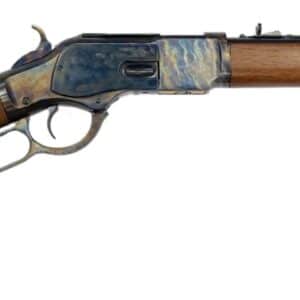 Taylors and Company 1873 TC73 9mm lever-action rifle 18-inch blued threaded barrel walnut stock