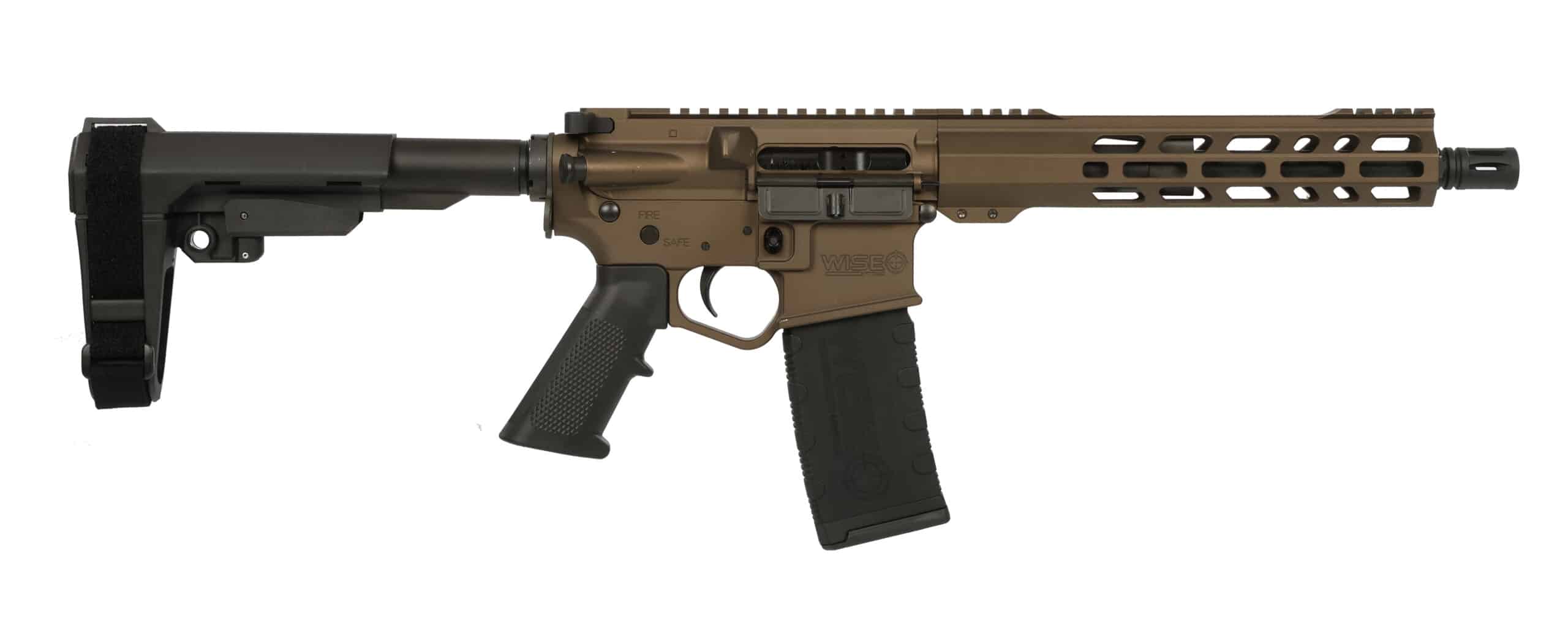 Wise Arms WA-15B 10.5-inch .223 REM/5.56 NATO pistol in midnight bronze finish