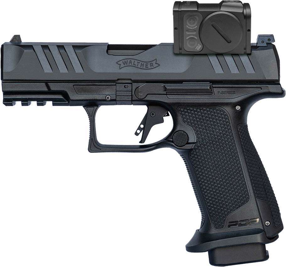 Walther PDP F-Series Pro ACRO 9mm pistol 4-inch black with Aimpoint ACRO and three magazines