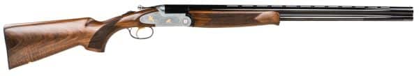 F.A.I.R. FRS6922028 SLX 692 Gold 20 Gauge with 28" Blued Barrel, 3" Chamber, 2rd Capacity, Silver Gold Engraved Metal Finish & Walnut Stock Right Hand (Full Size)