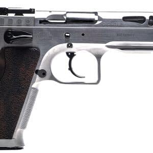 Tanfoglio IFG TFSTOCKM38 Defiant Stock Master 38 Super 17+1 4.75" Hard Chrome Steel/Wood Grip