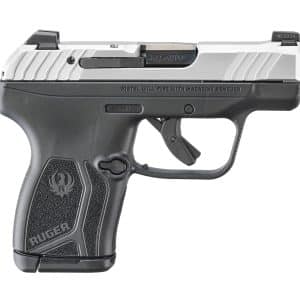 Ruger LCP MAX .380 ACP two-tone pistol with 2.8-inch barrel and tritium front sight