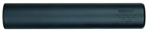 Barrett 18412 AM 338 made of Black Titanium with 1.80" Diameter, 9.90" OAL & 3/4"-24 tpi Thread Pattern for 338 Cal or Lower Includes Barrett Muzzle Brake Adaptor