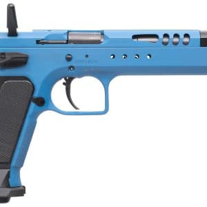 Tanfoglio IFG TFDOM9 Domina 9mm Luger 5.20-inch barrel blue steel ported slide black polymer grip