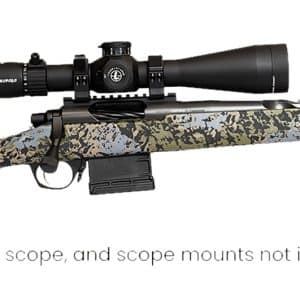 Horizon Firearms RF006P221816T12 Vandal X 22 Creedmoor 18" Black Fluted Threaded Barrel, Drilled & Tapped Receiver, Iota EKO X Carbon Fiber Stock