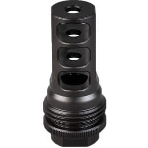 SilencerCo AC2631 ASR Muzzle Brake Black Nitride 3/4"x24 Threads 458 Cal