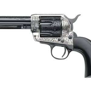 Pietta Gamblers Royale 357 Mag revolver with 4 3/4-inch barrel and engraved finish