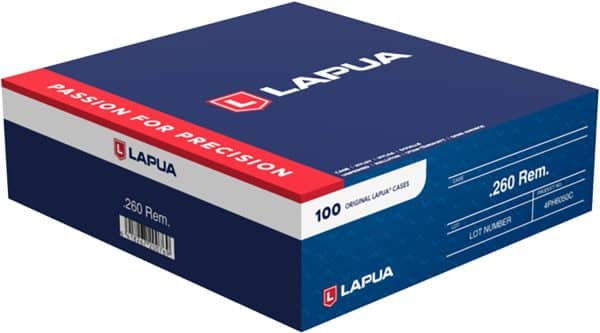 Berger Bullets 4PH6050C Unprimed Cases  260 Rem Rifle Brass 100/Box