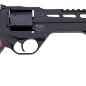 Chiappa Rhino 60SAR 9mm revolver with 6 inch barrel, walnut grips and black finish
