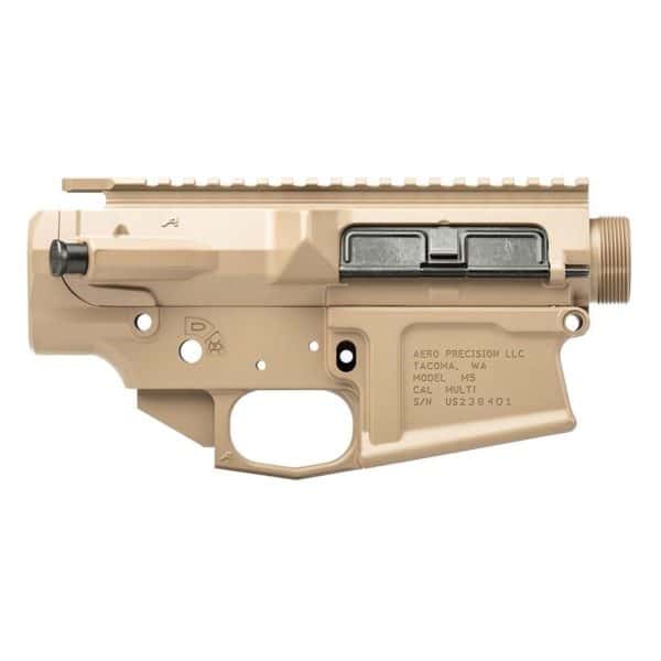 Aero Precision M5 (.308) Threaded Assembled Receiver Set FDE