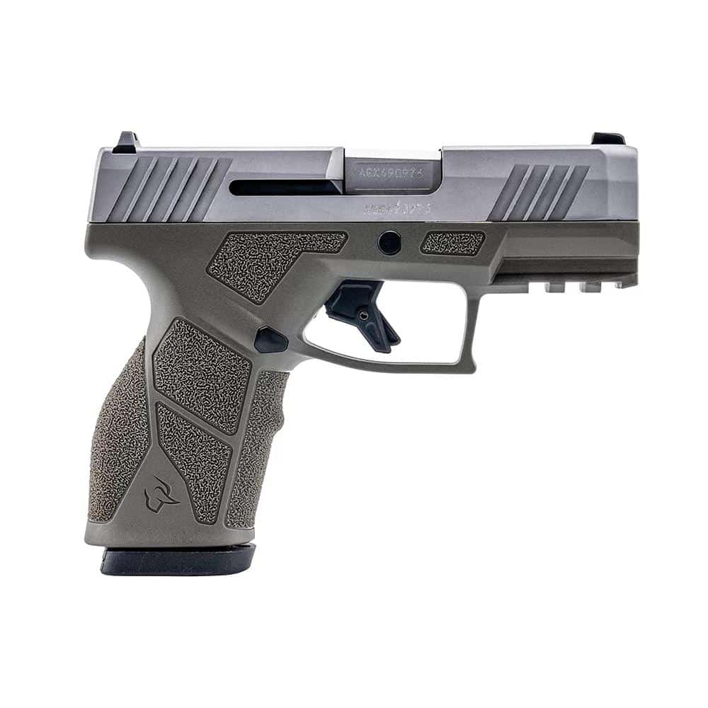 Taurus GX2 9mm pistol OD Green frame stainless slide 3.38 inch barrel two 10-round magazines