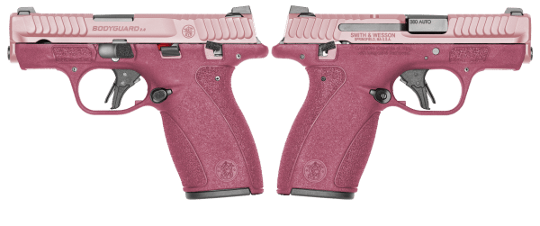 SMITH & WESSON BODYGUARD 2.0 380ACP PISTOL T.S. CRANBERRY/BLUSH ORION EXCLUSIVE 1-12RD 1-10RD MAG
