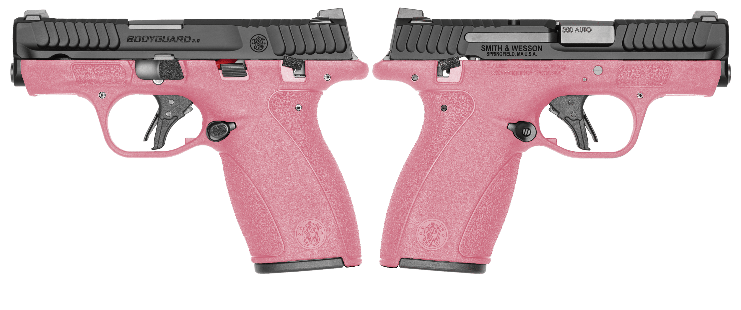 Smith & Wesson BODYGUARD 2.0 .380 ACP 2.75 inch Pink Sherbet semi-automatic handgun