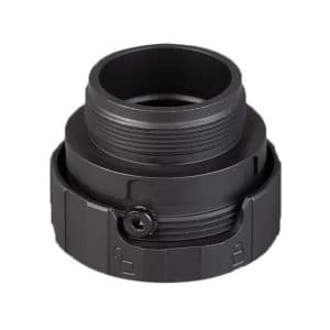 SilencerCo AC2632 ASR Alpha Mount Adapter For Omega 9K/Nano ASR/Harvester 300 Black Steel