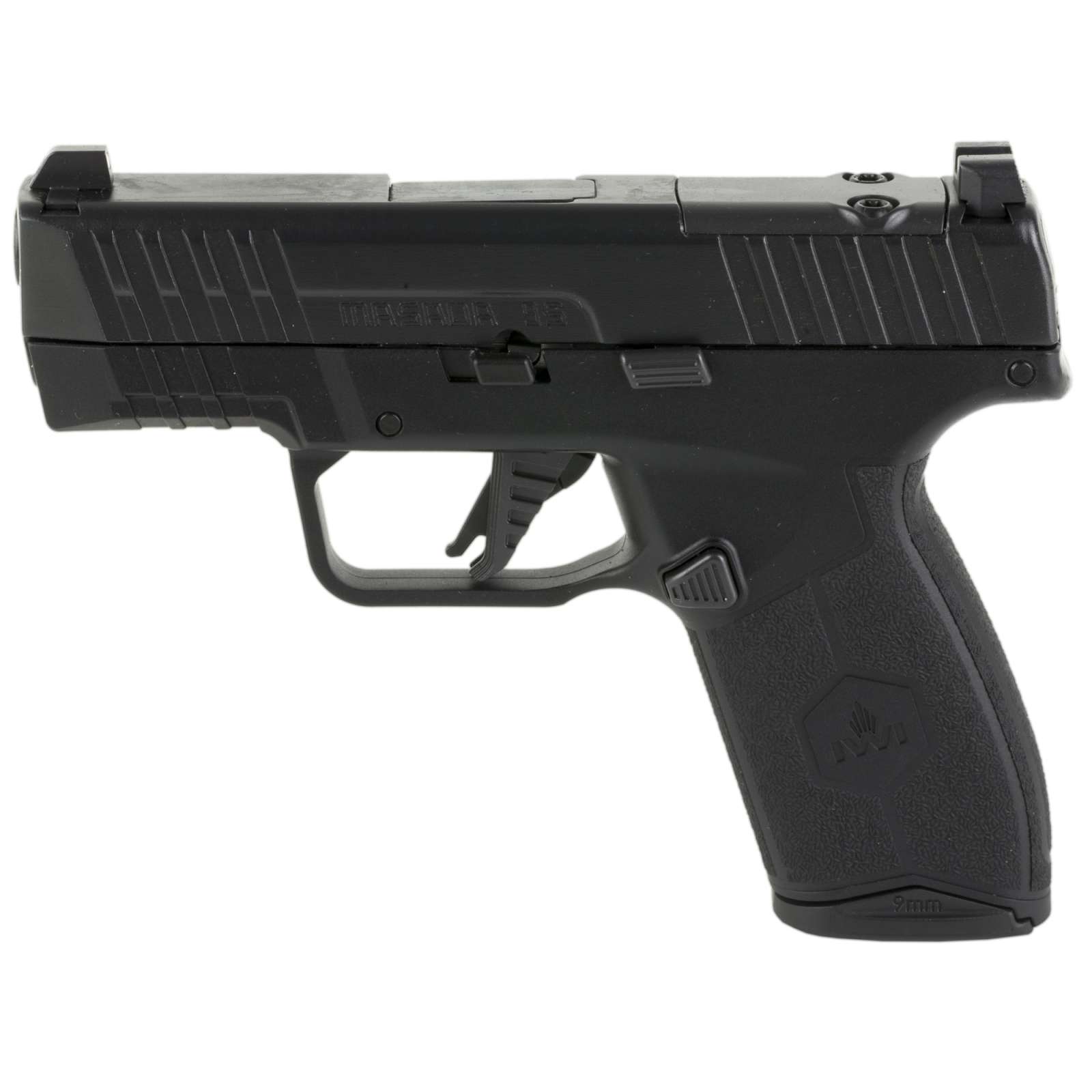 IWI Masada Slim Elite 9mm compact black pistol with two 10-round magazines