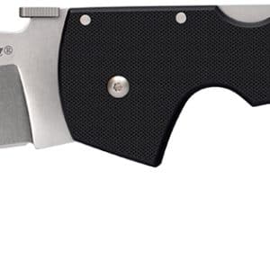 Cold Steel CS62MGC Espada  XL 7.50" Folding Clip Point Plain AUS-10A SS Blade/9.25" Black w/Polished Bolsters G10 Handle Includes Belt Clip