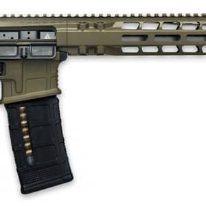 Radian Weapons Model 1 6mm ARC 18-inch rifle in olive drab green side view
