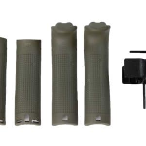 Glock 39841  Backstrap/Beavertail Set Battlefield Green Polymer