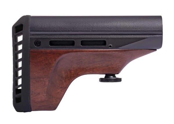 Woox SH.STK092.01 Vigilante Stock Walnut Aluminum/Wood AR Platform 7.50" OAL Ambidextrous