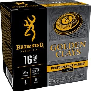 Browning Ammo BGC168 Golden Clays  16Gauge 2.75" 1oz 8Shot 25 Per Box/10 Case