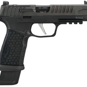 Sig Sauer 365AXGF9BFO P365 Fuse Compact Frame 9mm Luger 17+1 4.30" Black Carbon Steel Barrel, Black Nitron Optic Ready/Serrated Stainless Steel & Frame w/Beavertail & Picatinny Rail, Black LXG Grip