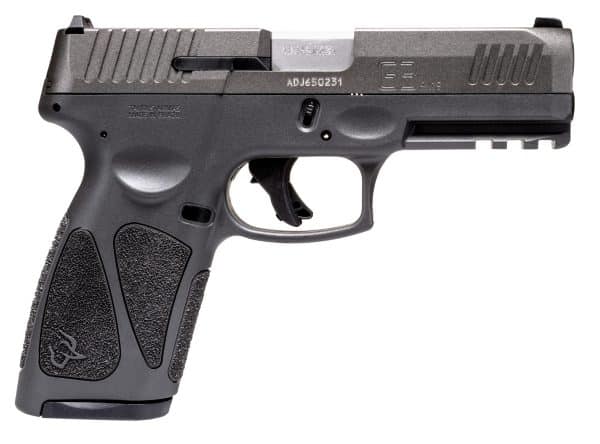 Taurus G3 9mm pistol, 4-inch barrel, Tungsten Cerakote slide, gray polymer frame