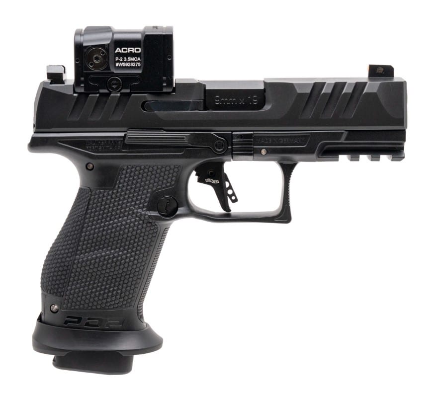 Walther PDP Compact Pro ACRO 9mm 4in compact pistol with Aimpoint ACRO