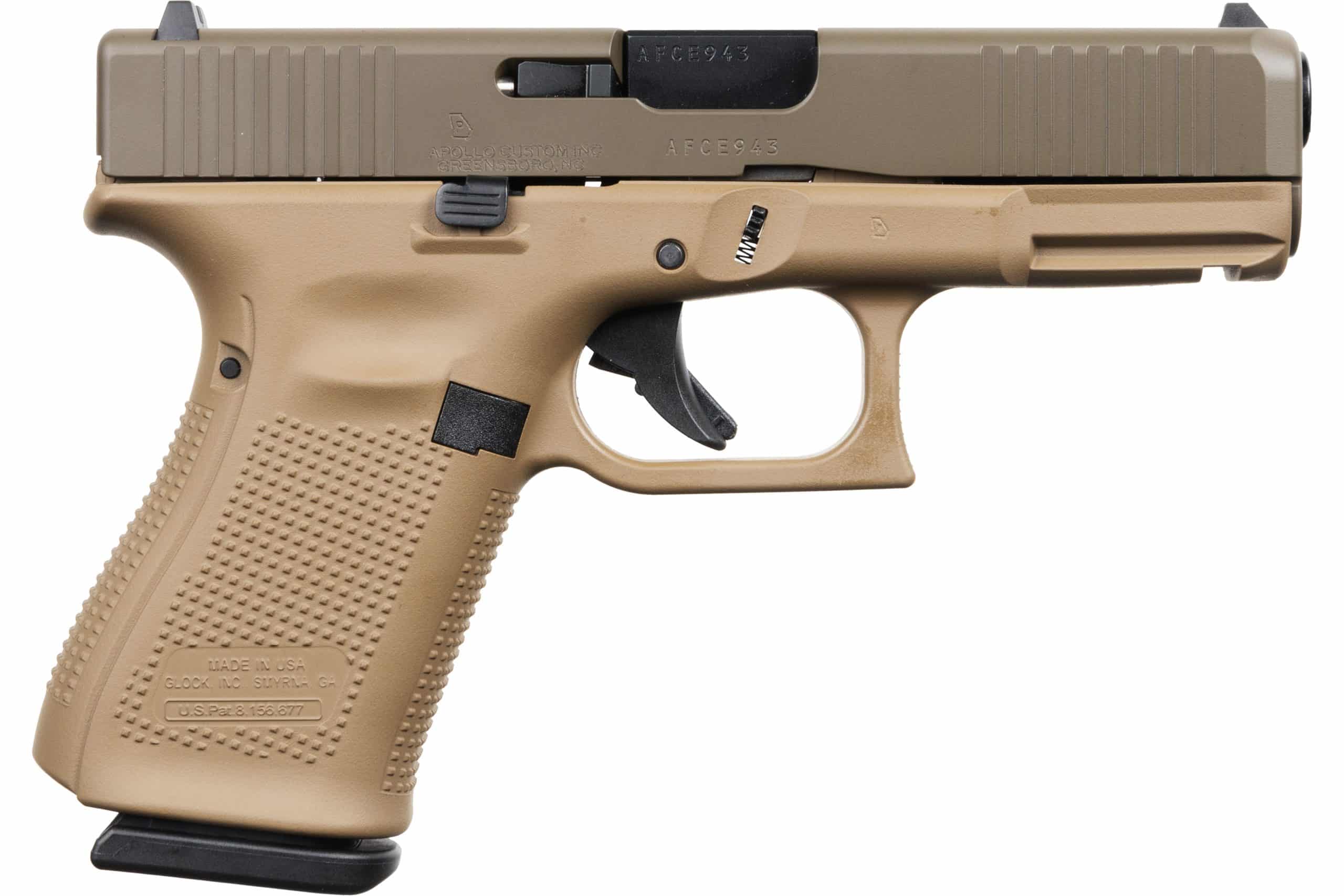 Apollo Custom GLK 19G5 9MM 15-round semi-automatic handgun