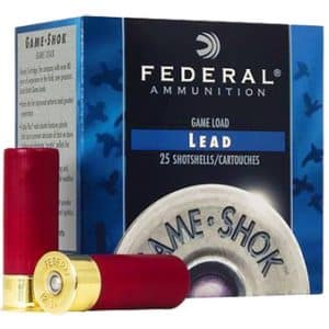 Federal 20 Gauge Ammunition Game-Shok H2046 2-3/4" #6 Shot 1oz 1220fps Case of 250 Rounds