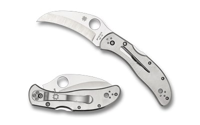 SPYDERCO HARPY CLIPIT SS 2.75" SILV