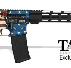 Diamondback DB15 .223/5.56 16 inch rifle with American Flag Cerakote and 15 inch M-LOK rail